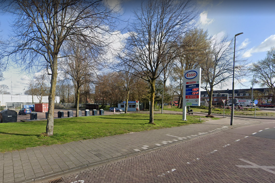 De locatie van de dug-out aan de Planetenlaan in Haarlem.
