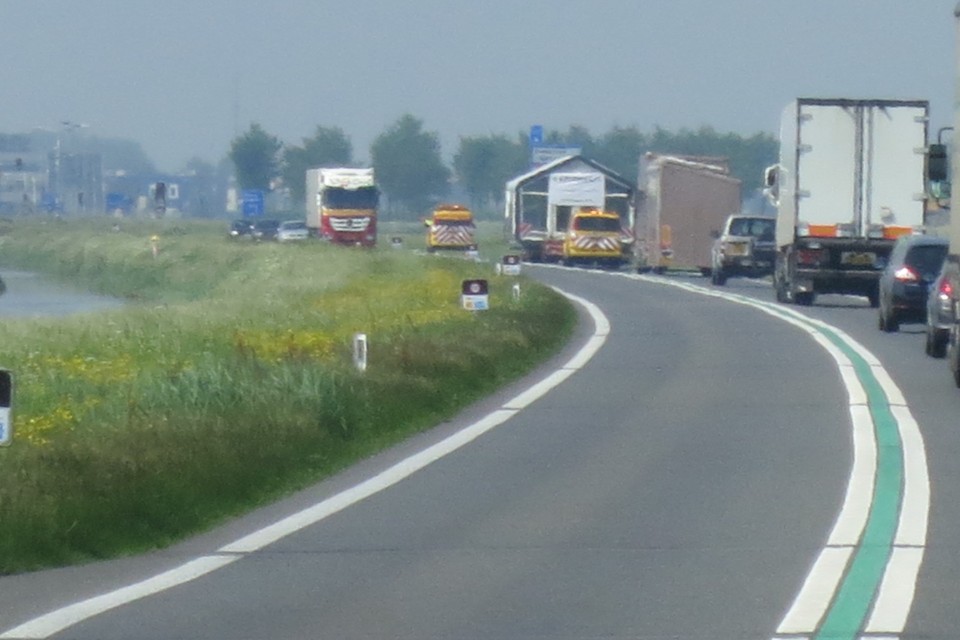 De Westfrisiaweg: de provincie heeft grond nodig.