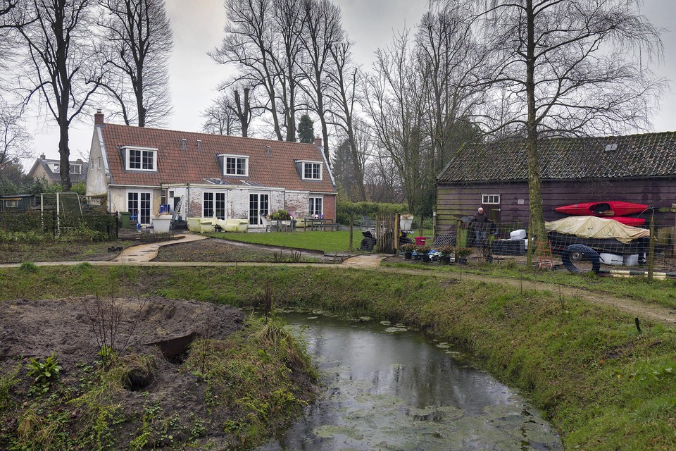 De bebouwing op landgoed Elswoutshoek in Overveen.