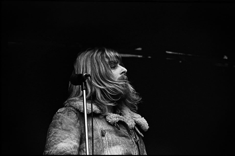 1972, met ’Kraaijeveld’ tijdens een popfestival in Tilburg.