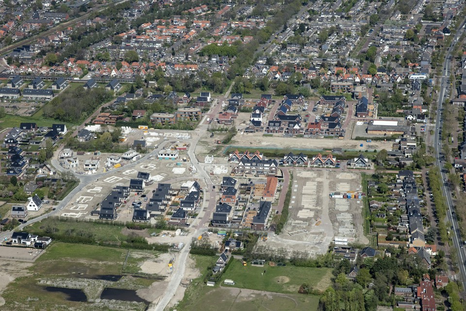 Nieuwbouwactiviteiren in de wijk Zuiderloo.