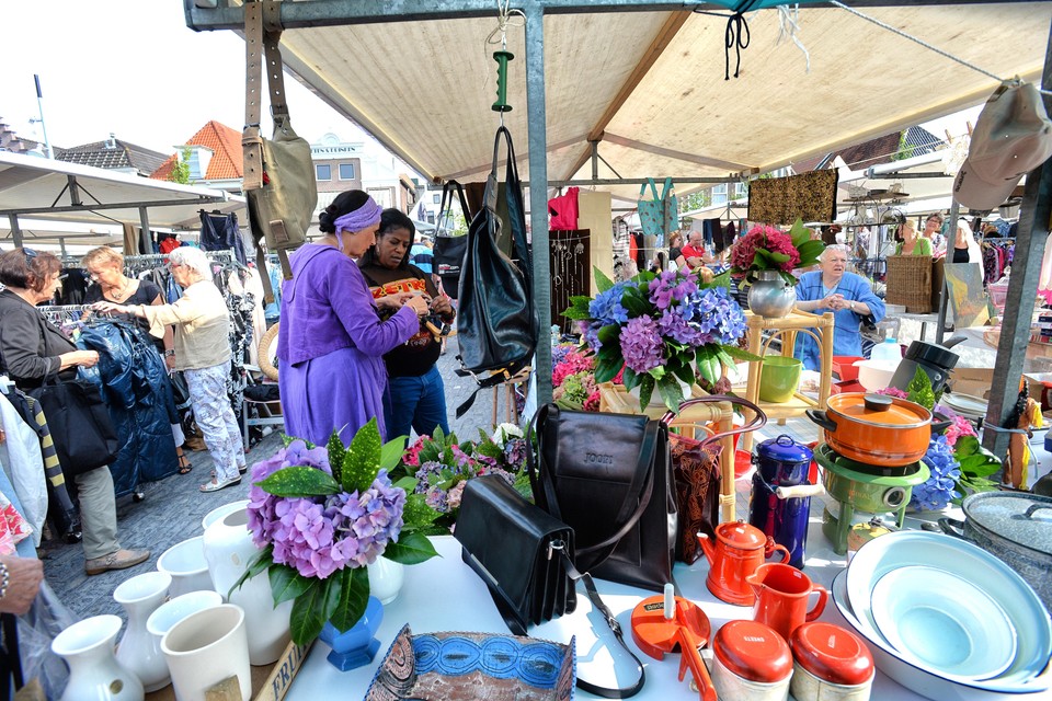 De Matsmarkt in Purmerend werd vroeger beter bezocht.