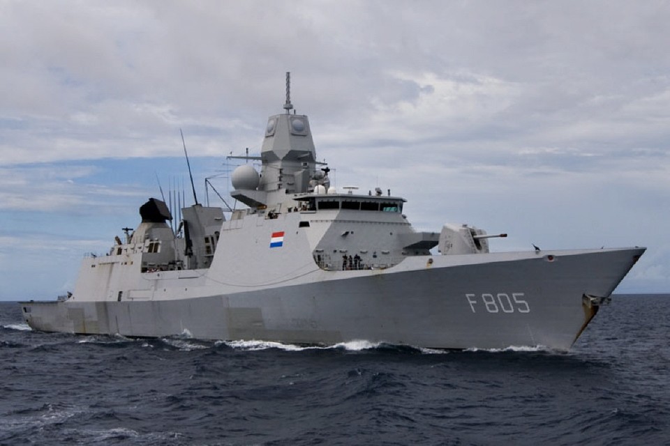 Het fregat Evertsen. Foto ANP