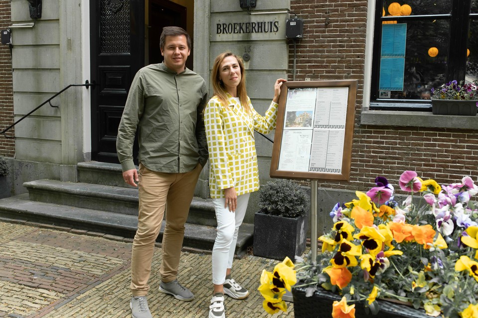 Anton en Anna uit Kiev beginnen een pop-uprestaurant in Broek.