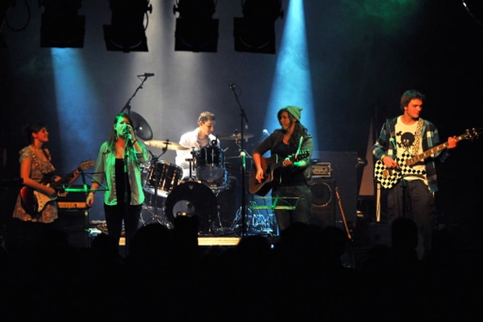 Arcieffoto van een optreden in De Kade.