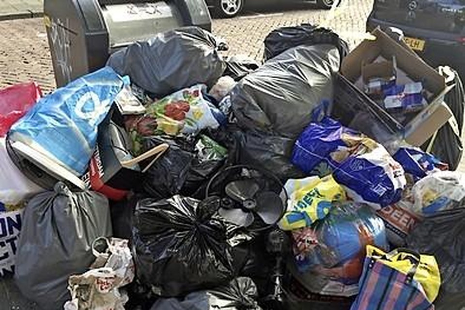 Gedumpt afval in Beverwijk.