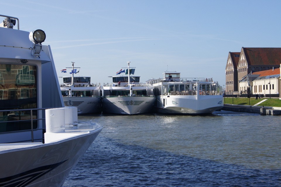 De witte vloot in de Hoornse haven. foto hdc media