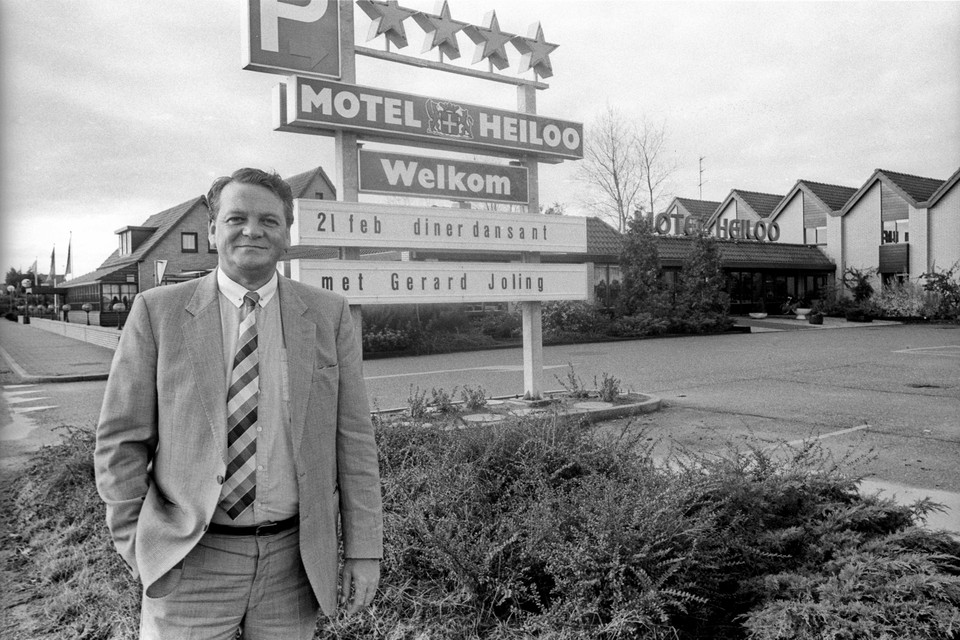 Peter van Veen bij Motel Heiloo, voorheen Kwartje Koffie.