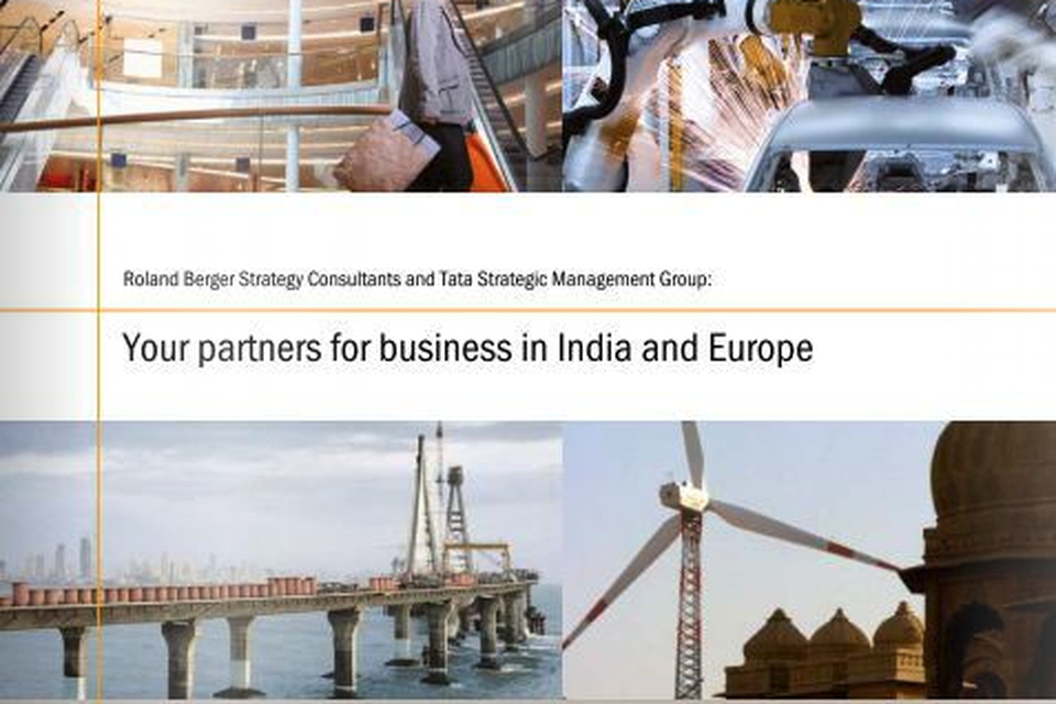 Onder meer met deze brochure boden Roland Berger en Tata Strategic samen hun diensten aan in 2009.