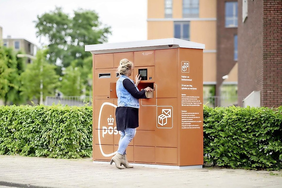 Een pakketautomaat van PostNL.