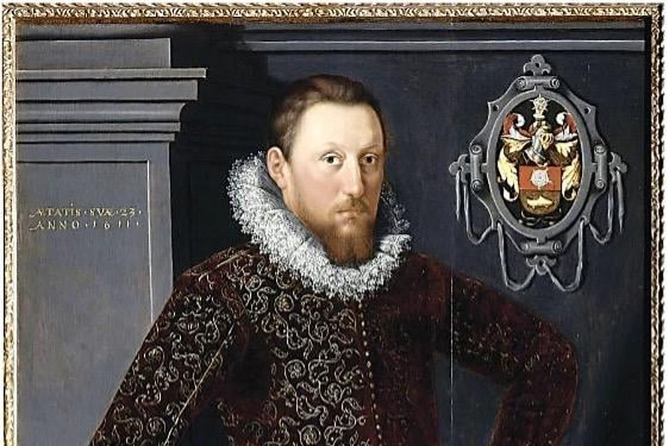 Jonkheer Jacob Nobel, de eerste eigenaar van Den Burch in Limmen. Portret van Salomon Mesdach uit 1611.