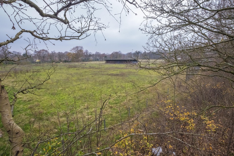 Een van de verlaten velden van BSV aan de Oudtburghweg.