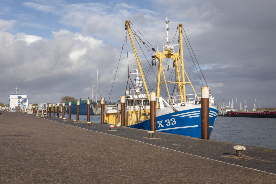 De meeste Texelse kotters zijn doordeweeks op zee.
