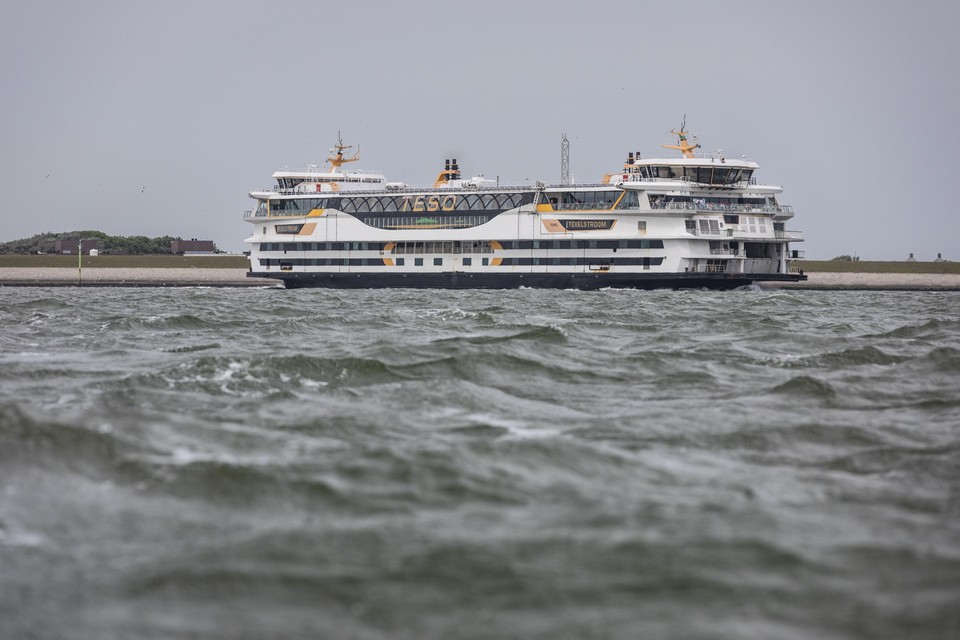 De veerboot Den Helder-Texel.