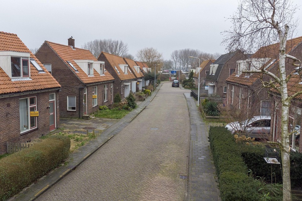 Een van de straten van Oostwijk in Koedijk.