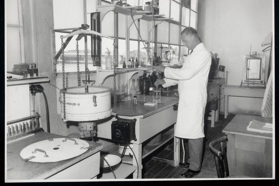 Het laboratorium van Honig in Koog aan de Zaan.