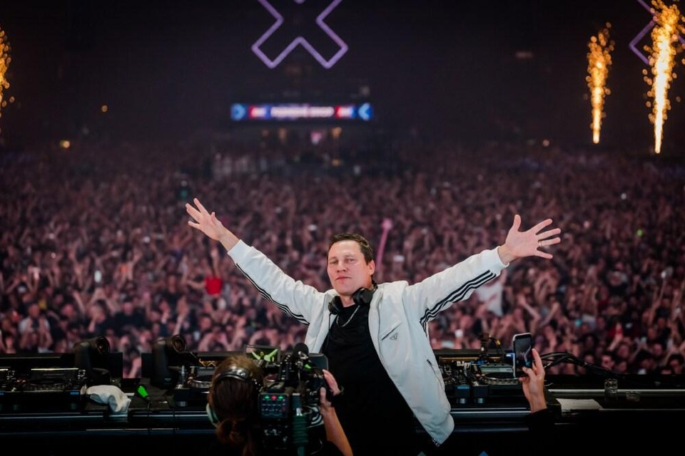 Tiësto draaide vorig jaar tijdens het Amsterdam Dance Event in de Johan Cruijff Arena.