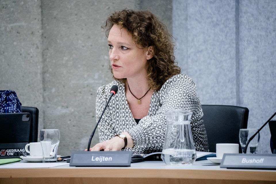 Renske Leijten tijdens een recent debat in de Tweede Kamer.