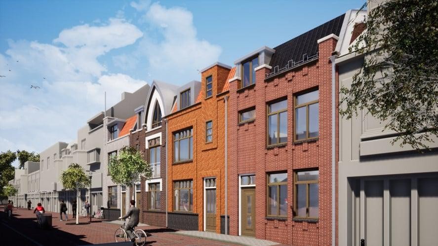 Op de plek van de voormalige firma Biegstraaten in de Koningstraat wil Woningstichting vier woningen bouwen.