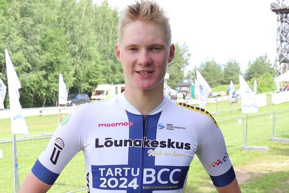 Antti-Jussi Juntunen in de Finse kampioenstrui.