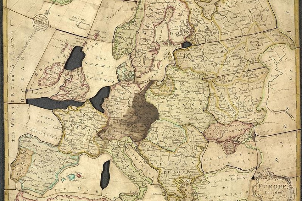 opleggen kraam Stimulans Eerste puzzel was kaart van Europa | Eureka | Noordhollandsdagblad