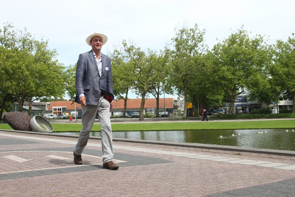 Willem Wind wandelt door Nederland voor aandacht voor hoogbegaafdheid. Foto Vera van den Broek