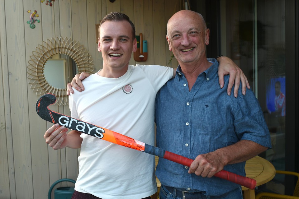 Jan Schram en zijn zoon Sten.