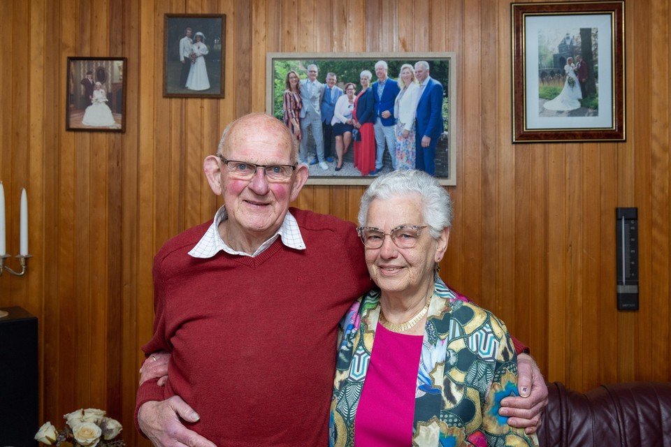 Cor en Huibertje Straaijer zijn zestig jaar getrouwd.