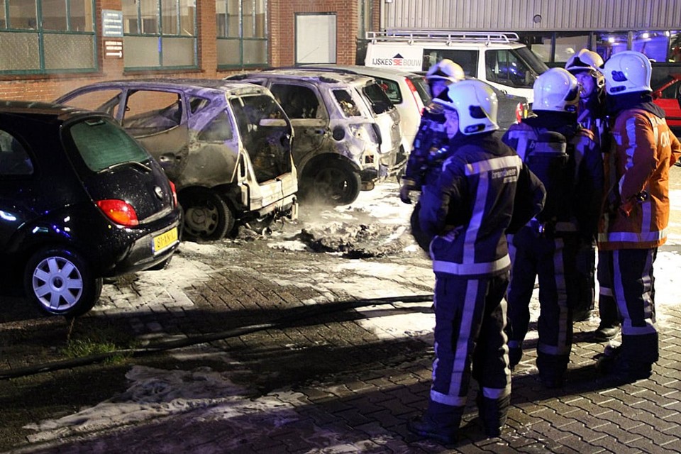 Autobranden in Zaandijk en Zaandam. Foto DNP.nu/Jelle Brandsma