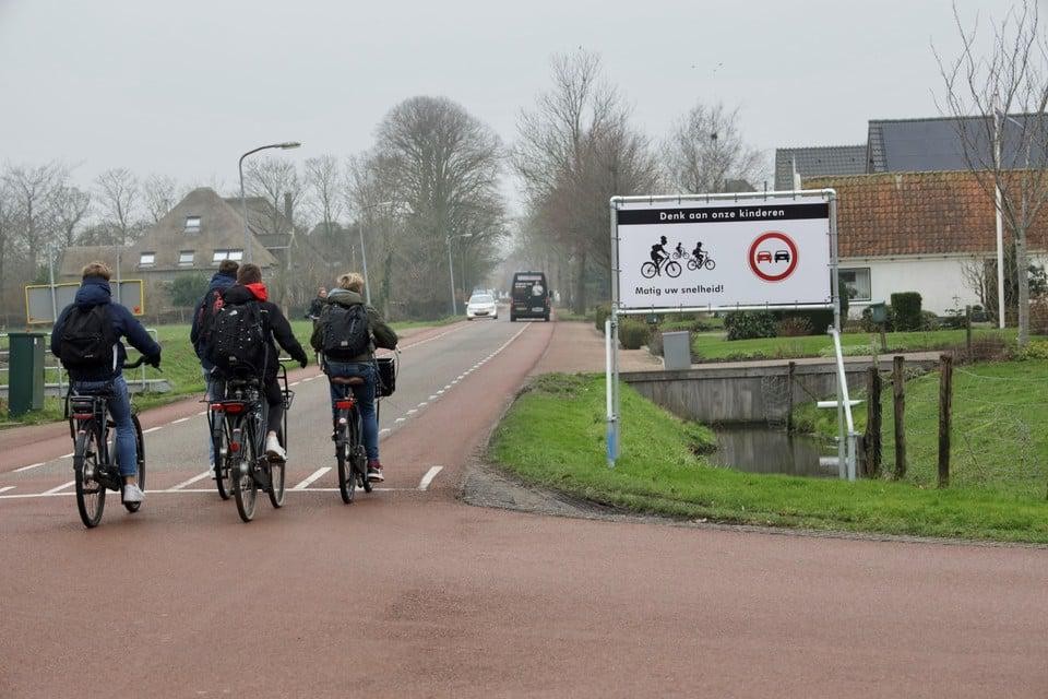 Veiligheid van fietsers komt in het gedrang door omleiding A.C. de Graafweg.
