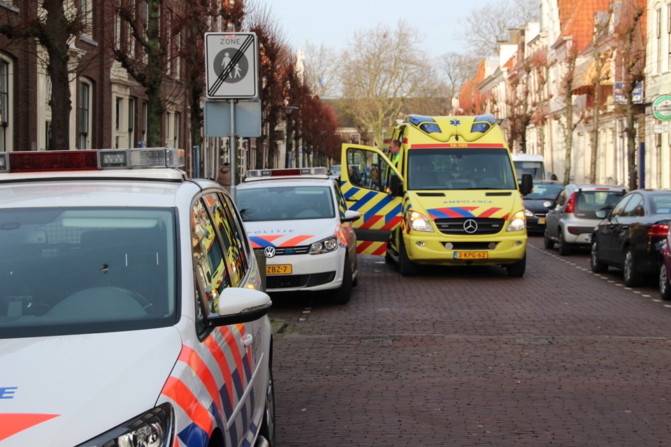 Steekincident in Hoorn, foto genomen op het Ramen. Foto DNP.nu/Bas Witvliet