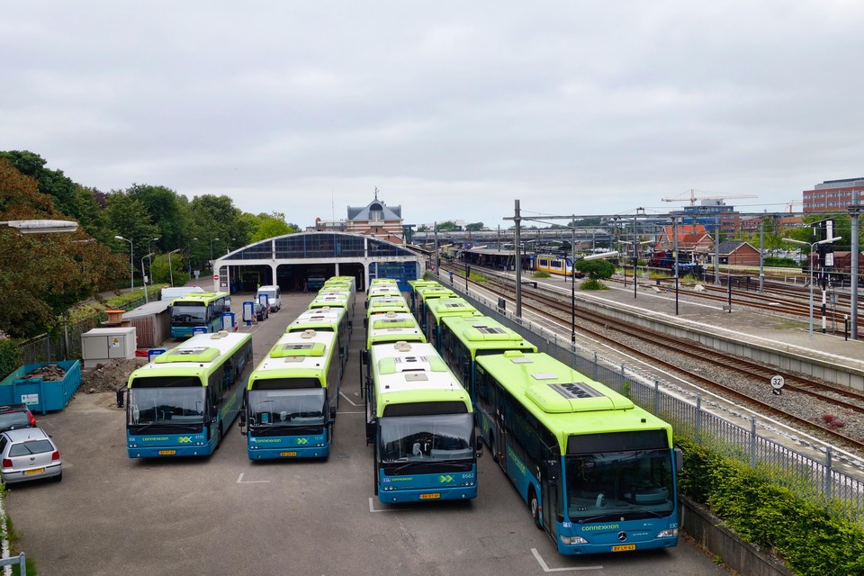 De bussen zijn woensdagmorgen niet uitgereden in Hoorn.