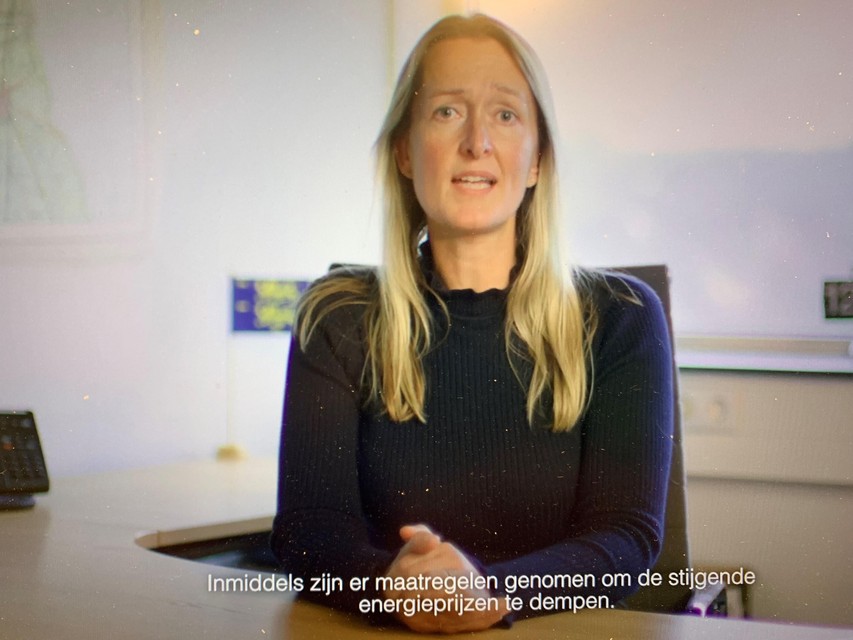 Wethouder duurzaamheid Rosalien van Dolder heeft een belangrijke boodschap op het gebied van energiebesparing.