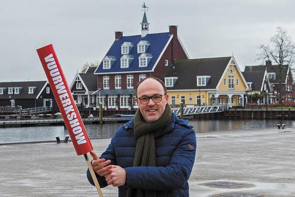 Ruben Woudsma is voorstander van centrale vuurwerkshow in Huizen.