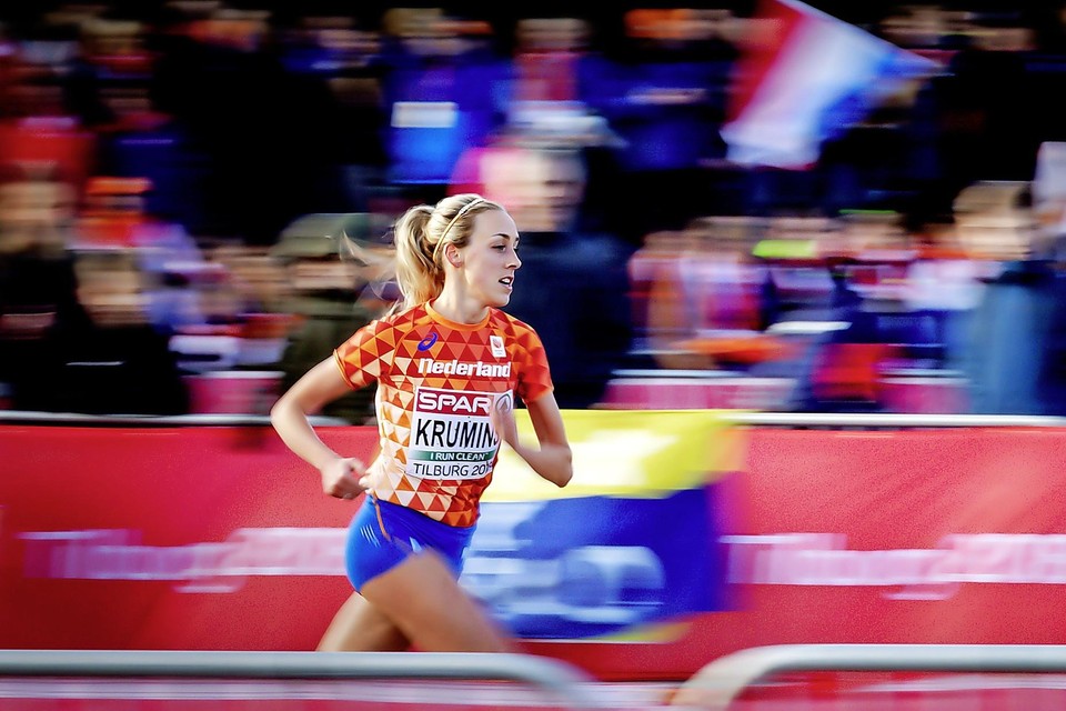 De Hilversumse Susan Krumins kwam in Brunssum niet toe aan waarvoor ze gekomen was: een nationaal record lopen op de tien kilometer.