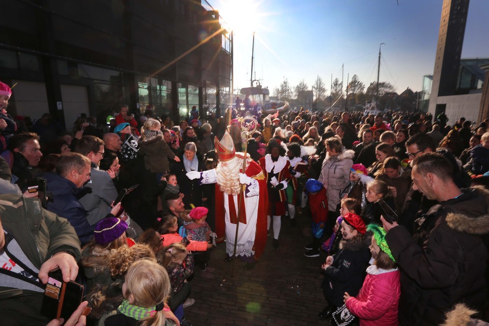 Intocht Sinterklaas in Den Helder van november 2018.