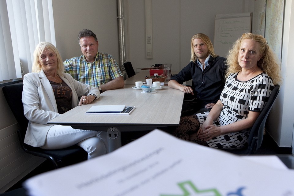 Marianne Dekker, Matt Delahay, Renver Boots en Mirjam Hamberg gaan verder als Progressief Alkmaar. Foto JJFoto Jan Jong