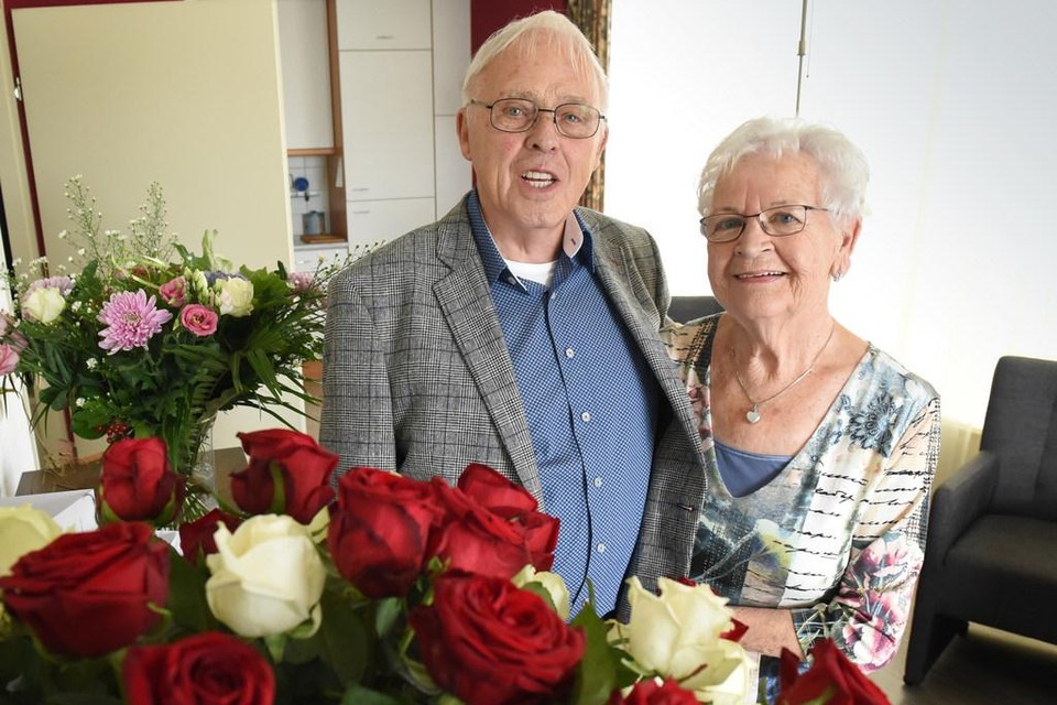 Jan en Emmy Pater-Bakker, zestig jaar getrouwd.