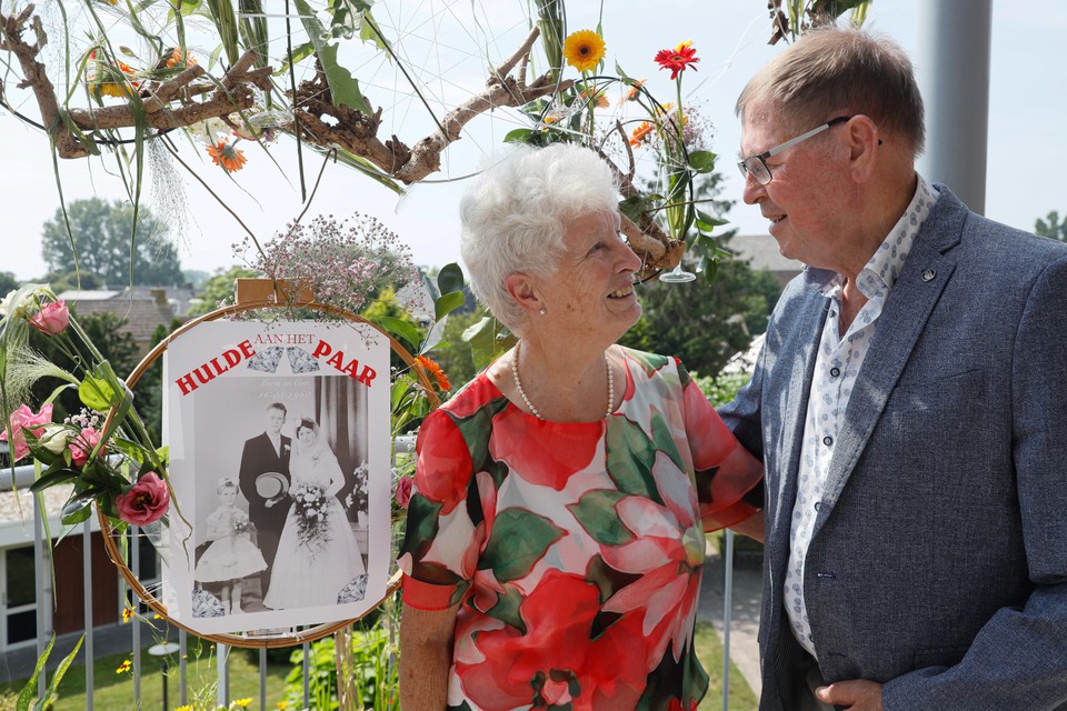 Lucie en Kees Bot: al zestig jaar blij met elkaar.