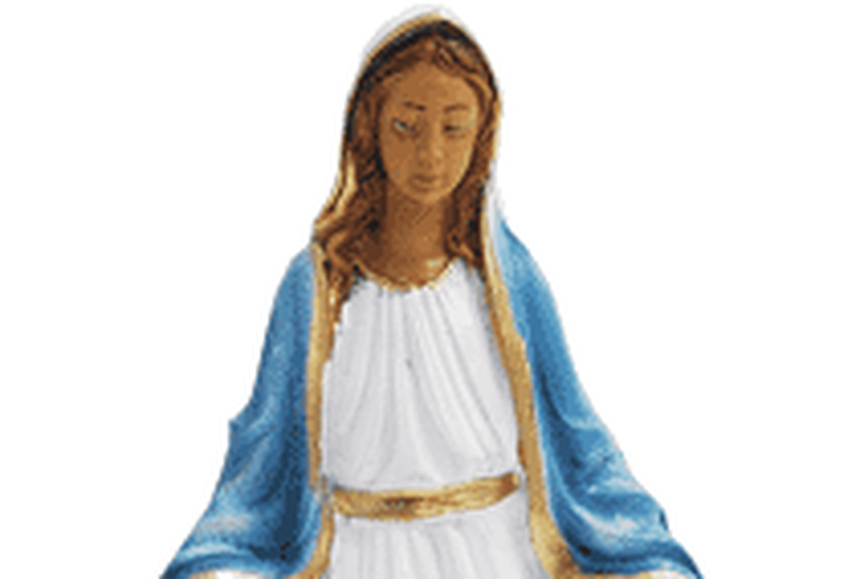 De Heilige Maagd Maria, wier Ten Hemelopneming 15 augustus gevierd wordt.