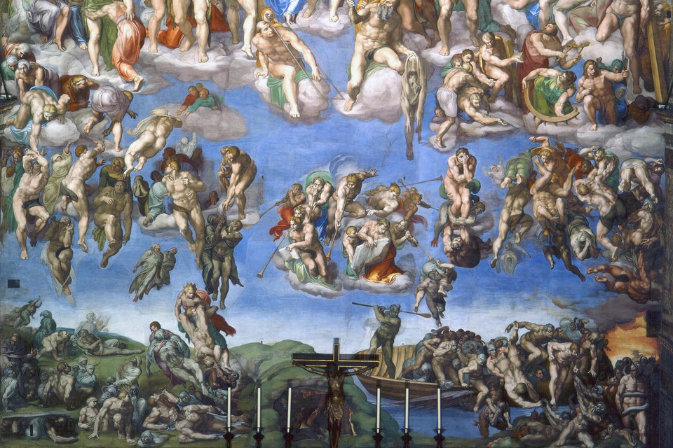 ’Het laatste oordeel’ van Michelangelo.