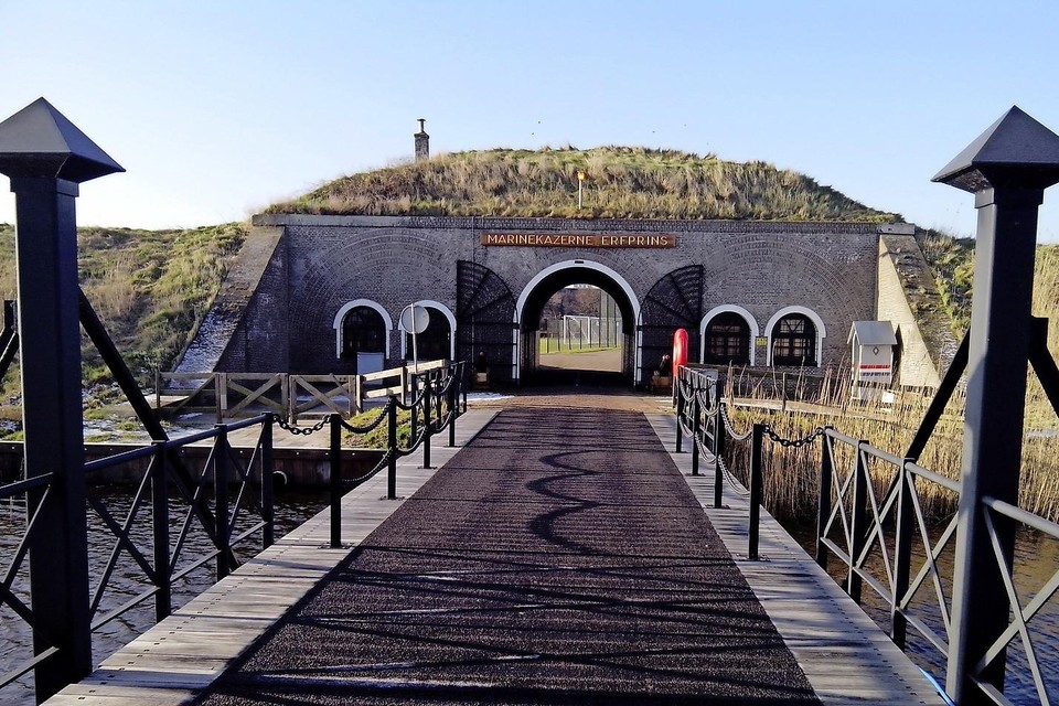 Fort Erfprins, ingang Keelpoort aan de Abel Tasmanstraat..