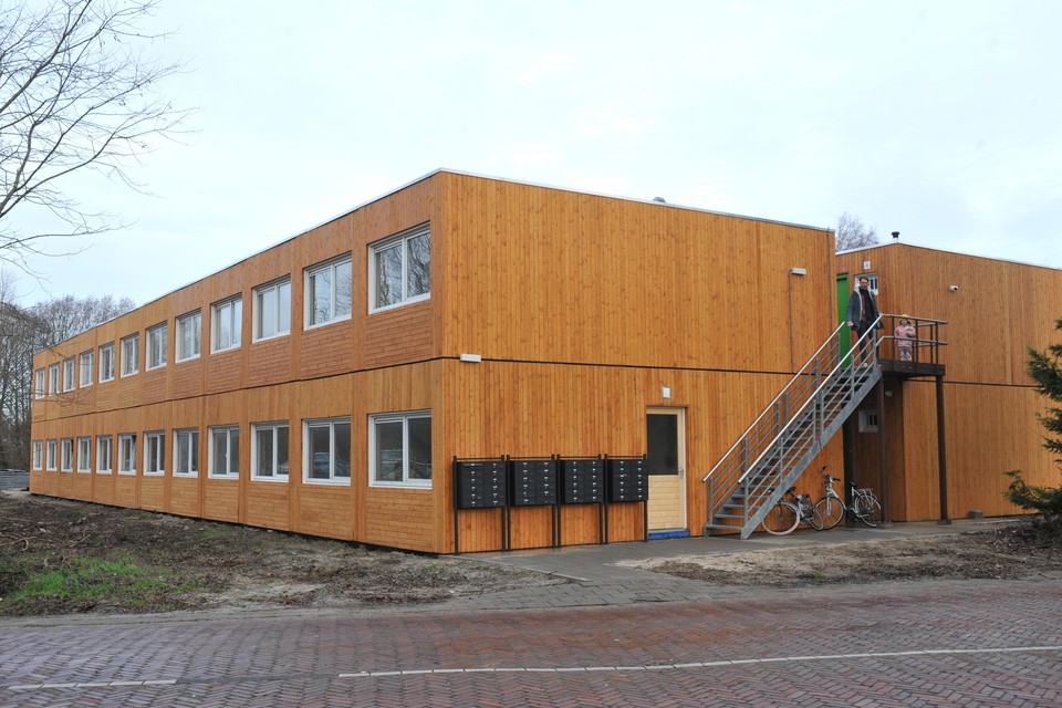 Het CDA Stede Broec haalt als voorbeeld Castricum aan, waar vorige zomer 47 flexwoningen geplaatst werden.