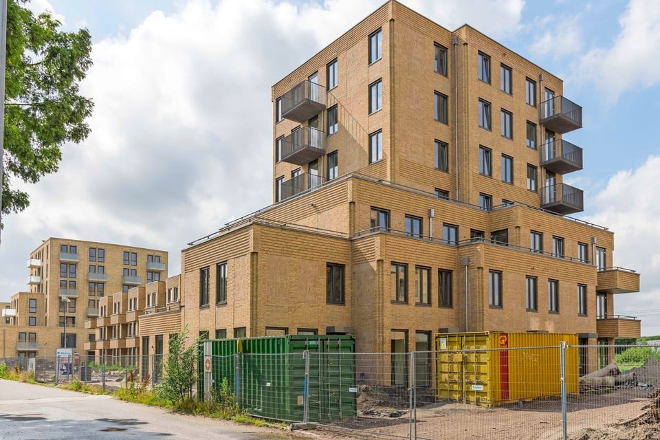 De nieuwste sociale woningbouw in Hoorn, woongebouw Meteoor van Intermaris, aan het Noorderlicht.