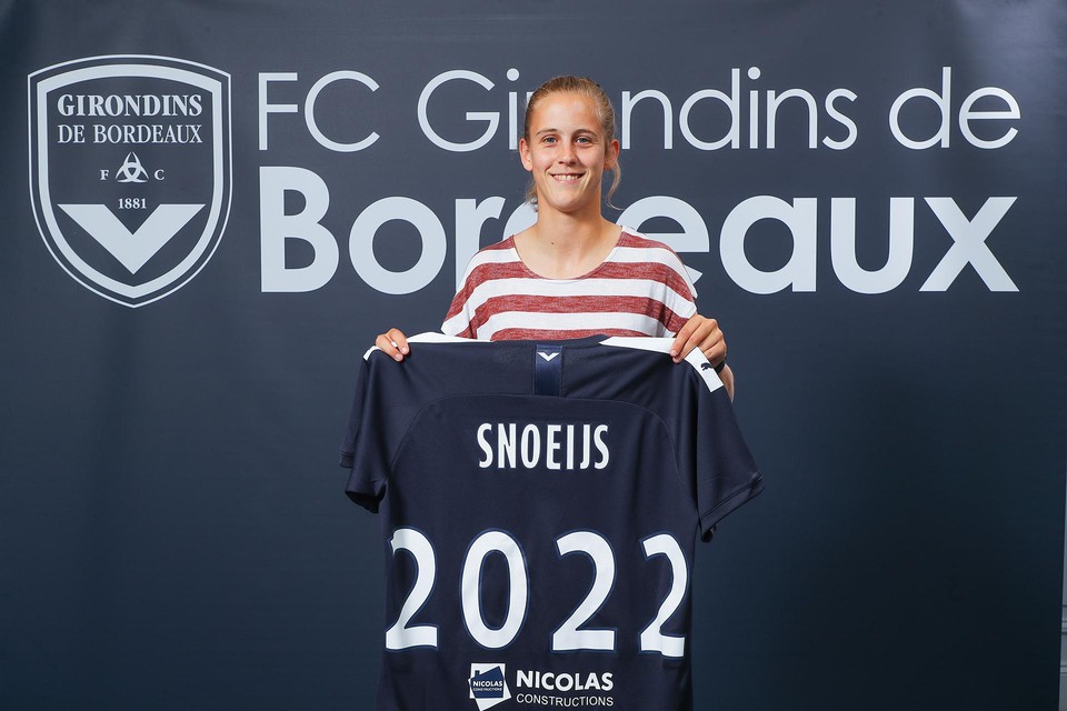 Katja Snoeijs heeft een tweejarige verbintenis ondertekend bij Girondins de Bordeaux.
