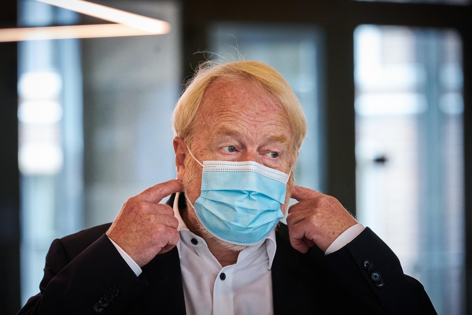 Jaap van Dissel, directeur van het Centrum Infectieziektebestrijding van het RIVM na afloop van een technische briefing over het coronavirus in de Tweede Kamer.
