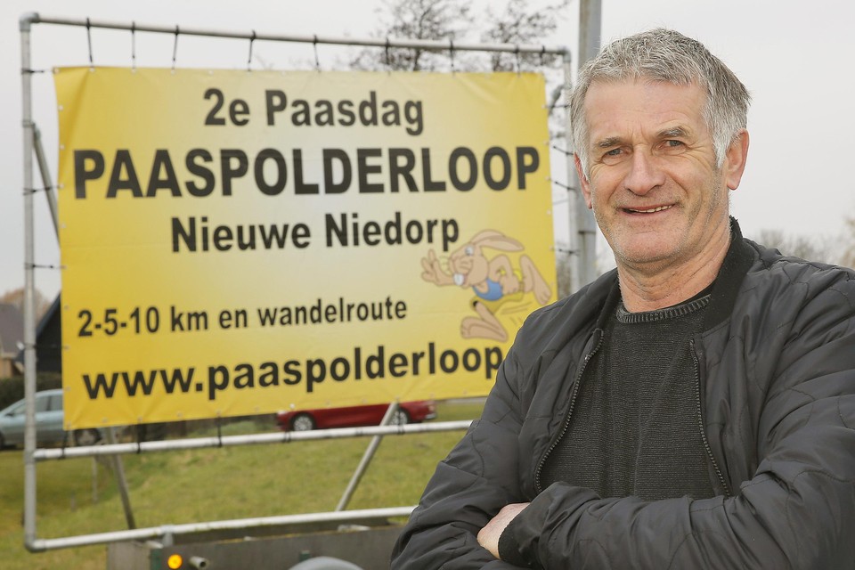 Nog één keer is Willem Bakker als gedreven voorzitter verbonden aan de populaire Paaspolderloop.