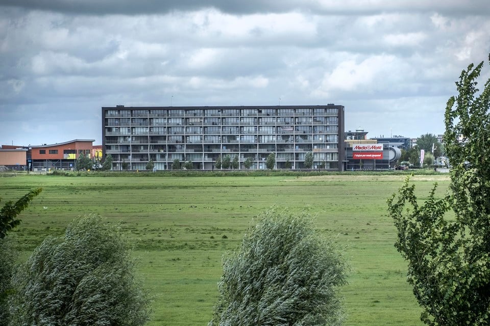 Op het bedrijventerrein Beveland is niet lang geleden een wooncomplex neergezet.