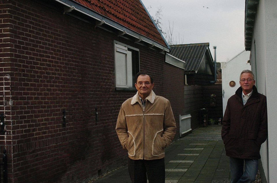 Jan Dol (links) en Piet Bot in 2005.