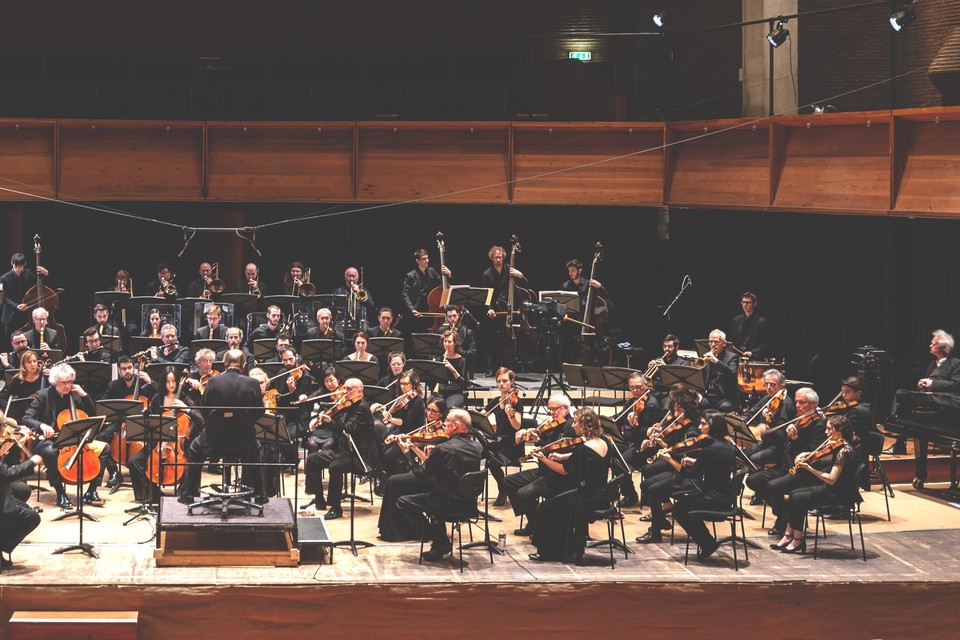 Het Orkest van de Achttiende Eeuw tijdens een eerder concert.
